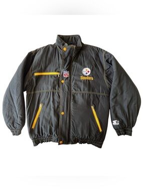 Vintage Pittsburg Steelers Starter Jacket, Medium NFL 90s